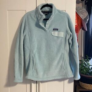 Light Blue Patagonia Re-Tool Snap-T Pullover Size Large (L)